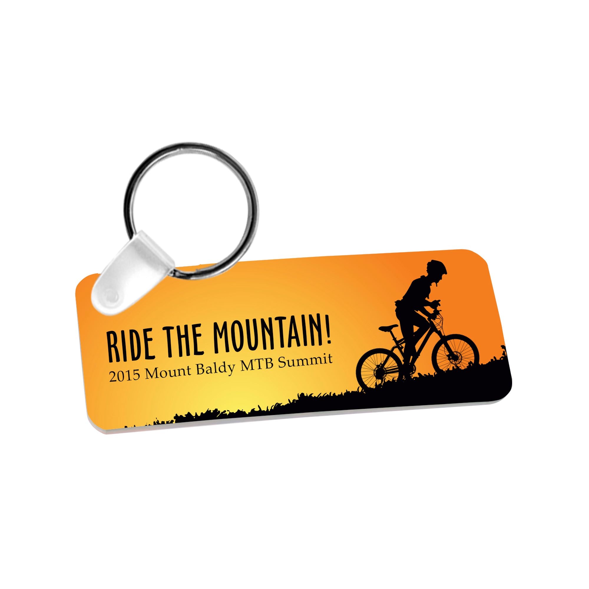 2-Sided License Plate Rectangle Aluminum Key Chain Sublimation