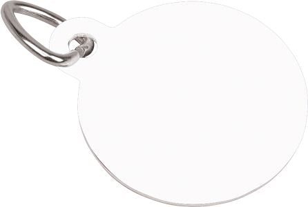 Metal Double-Sided Pet ID Tag Blank Metal Custom Round Sublimation